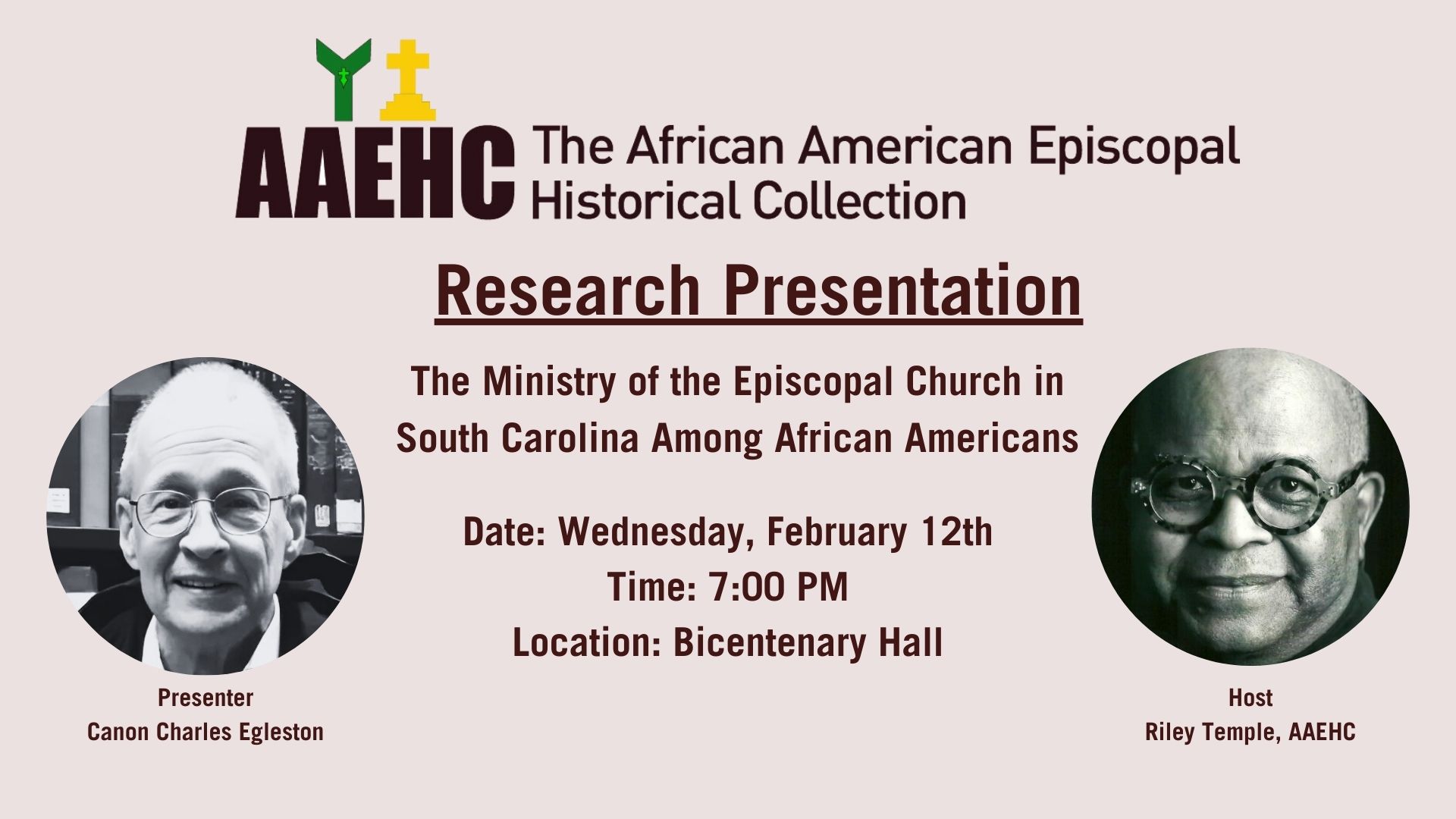 The Ministry of the Episcopal Church in South Carolina Among African